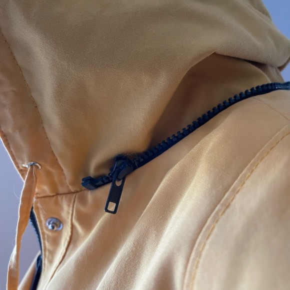 Vintage Thunder Bay Yellow Windbreaker Jacket Size 9/10 - Picture 6 of 16